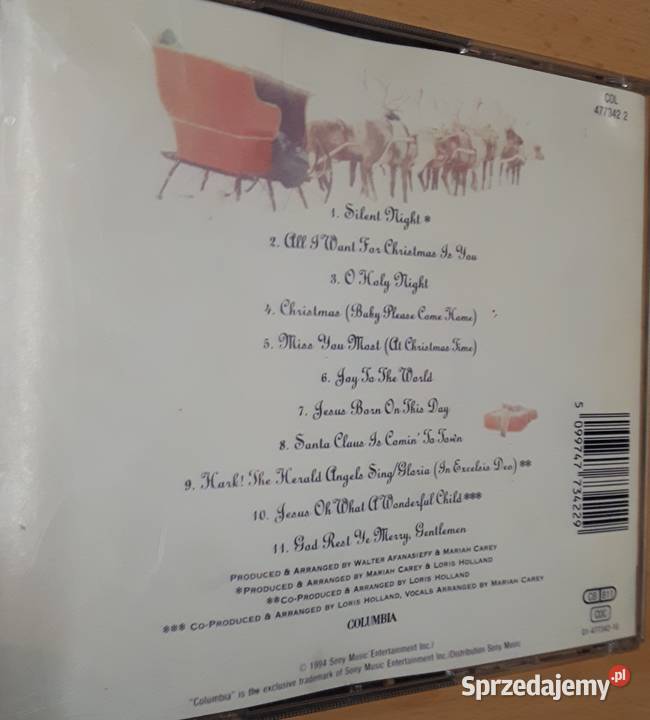 Mariah Carey Merry Christmas 1994 płyta CD Płyty i kasety Lutomiersk