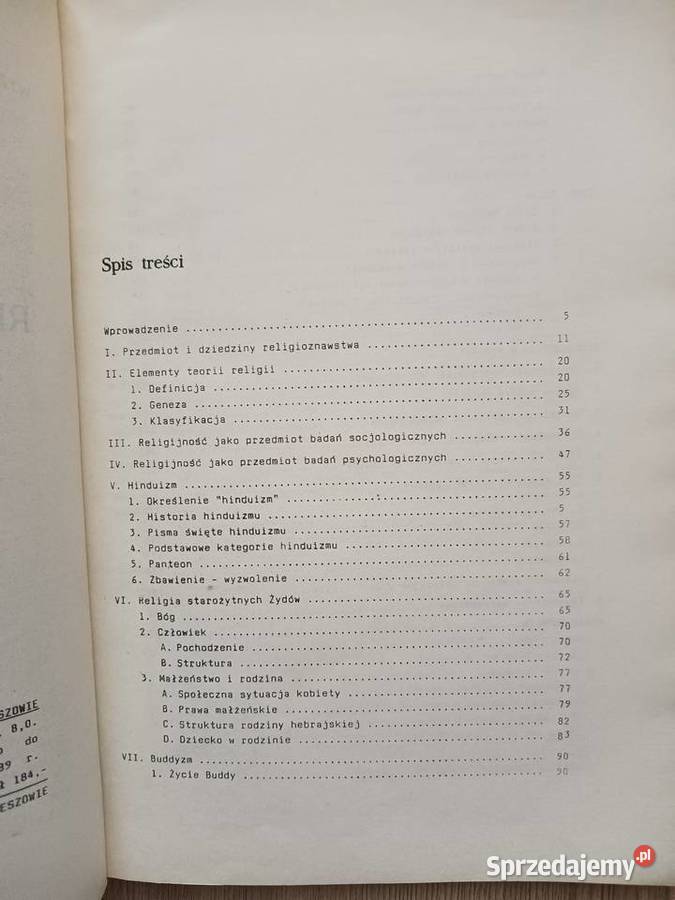 Religioznawstwo Zagadnienia wybrane Marian Kraków