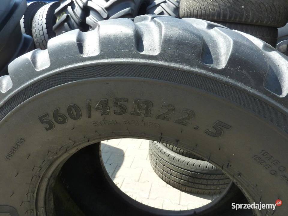 Opona używana rolnicza 56045R225 BKT FL693 1000 22.5cale Zaścianki