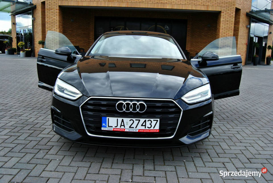 Audi A5 STronic 20TDI 190 Biała SKÓRA wymianie Modliborzyce sprzedam