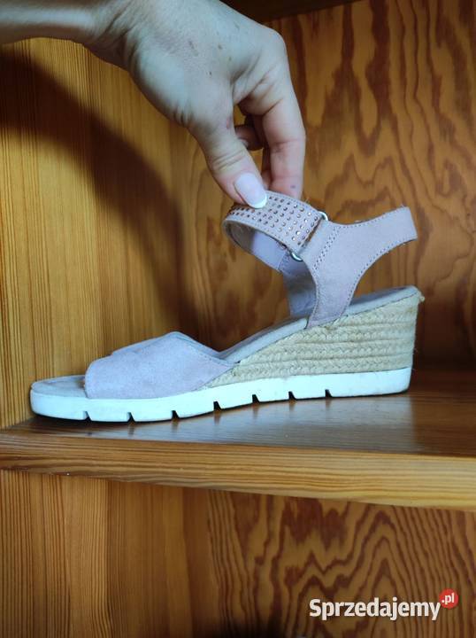 espadryle skórkowe koturny sandały czółenka inna sprzedam