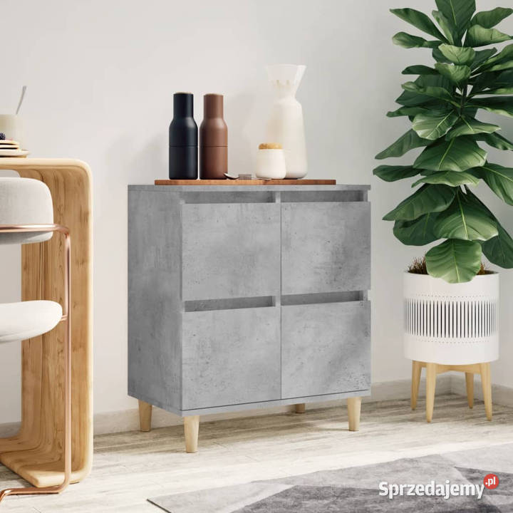 Komoda szarość betonu 60x35x70 materiał