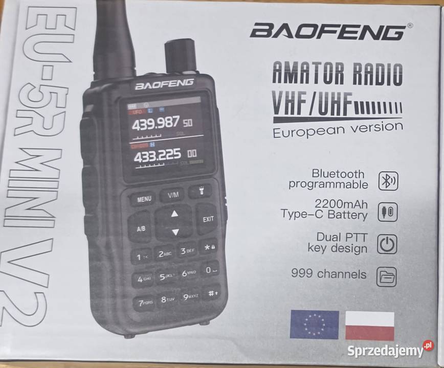 Sprzedam nowy radiotelefon baofeng EU5R MINI V2 Elektronika