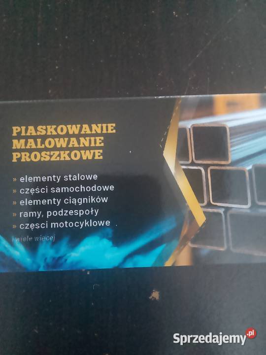 Piaskowanie malowanie proszkowe Mińsk Mazowiecki sprzedam