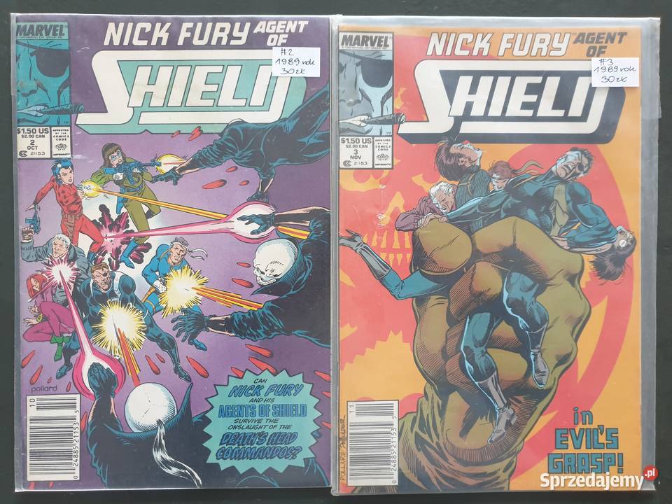 Nick Fury Agent Of SHIELD 8 komiksów 19831989 Gdynia