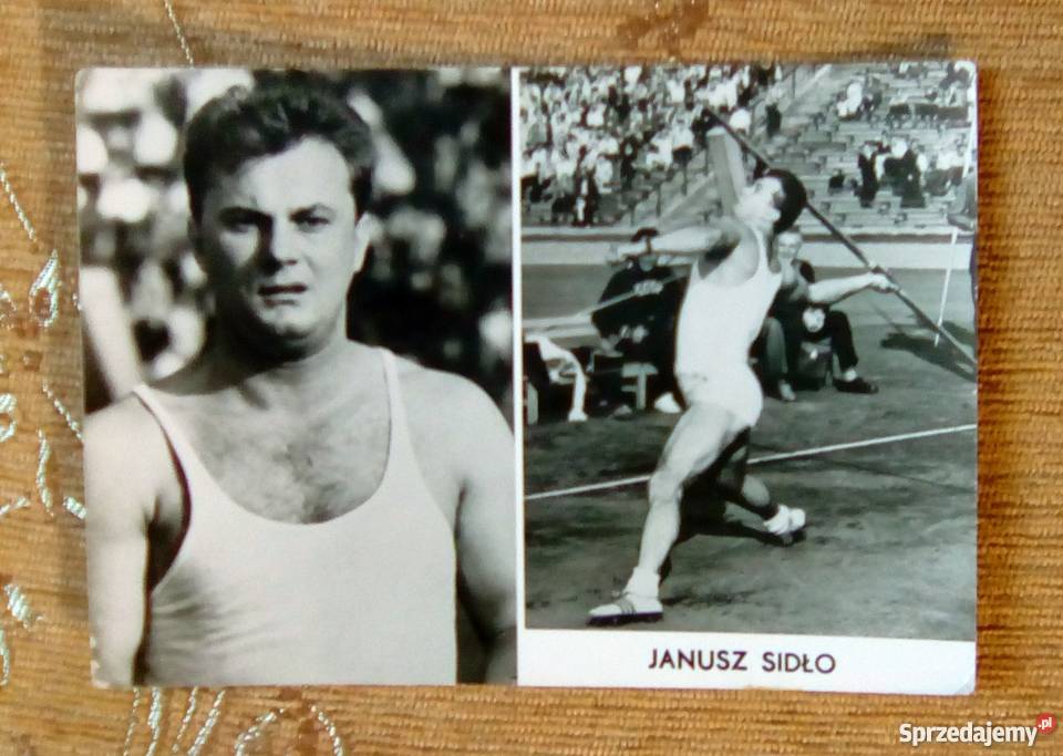 JANUSZ SIDŁO WIELOKROTNY MISTRZ POLSKI W RZUCIE lubelskie