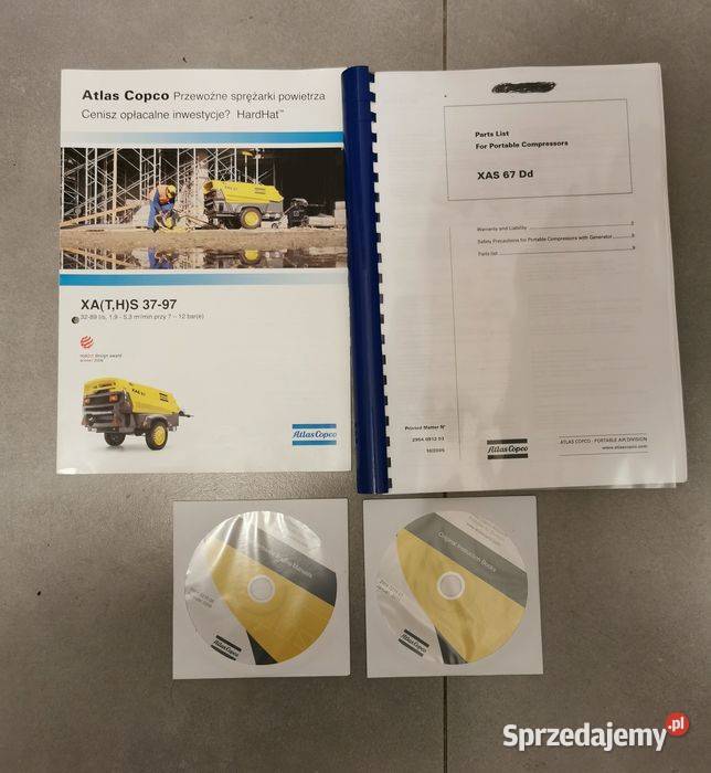 Kompresor przewoźny spalinowy Atlas Copco XAS67 Pozostałe Kraków