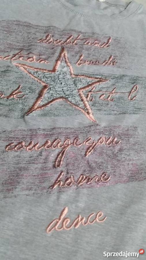 koszulka bluzka z nadrukiem top tshirt Kielce