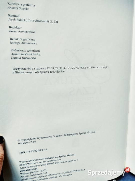 Sztuka i czas Osińska prehistorii do sprzedam
