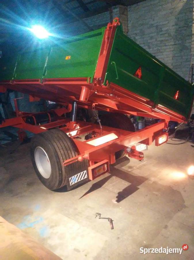 Przyczepa jednoosiowa 123456kg Wywrotki Białoboki