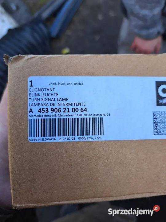 Kierunkowskaz migacz Lewy Smart Fortwo III C453 dolnośląskie