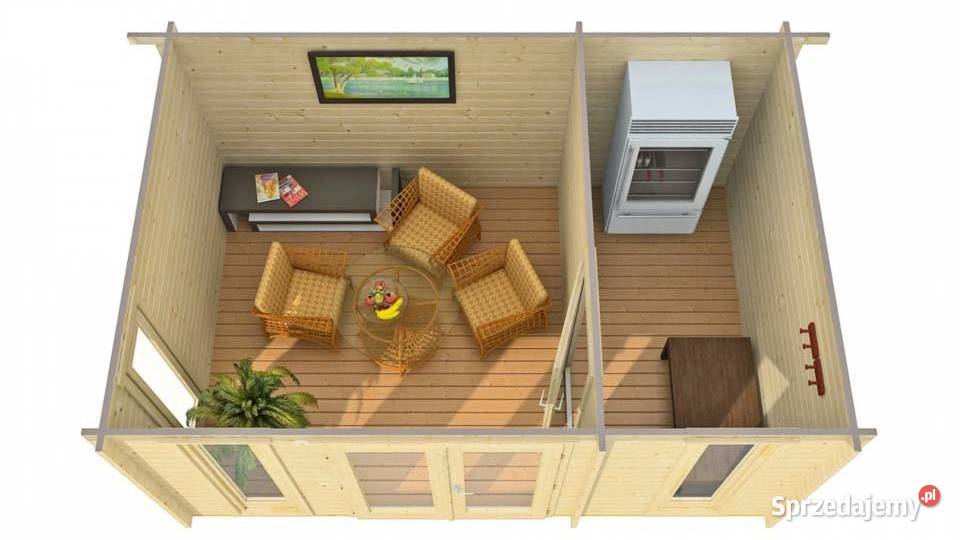 Drewniany domek ogrodowy Oriental 5 Mrągowo sprzedam