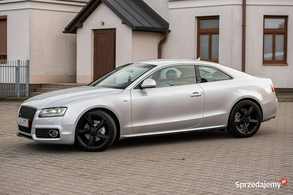 Audi A5 Coupe S5 32i 265 F1 BO Sline Opłacona czujnik parkowania Zwoleń