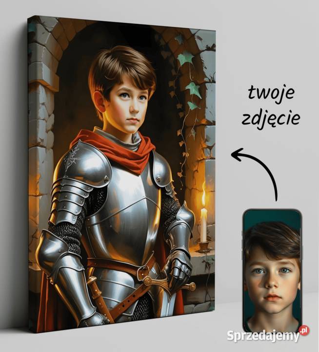 Obraz Portret Królewski na płótnie karykatura Warszawa