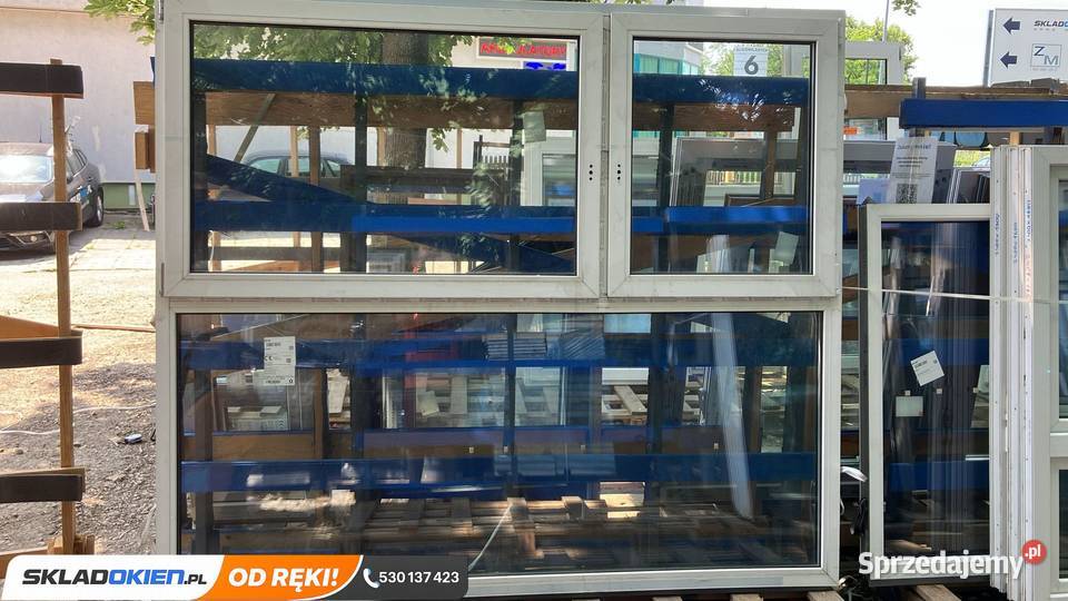 Okno PCV DUŻE 235X205 dostępne ręki Okna ścienne Opole