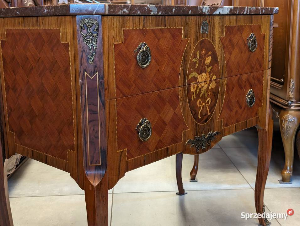 Piękna komoda intarsjowanasklep Dąbrowa Górnicza śląskie