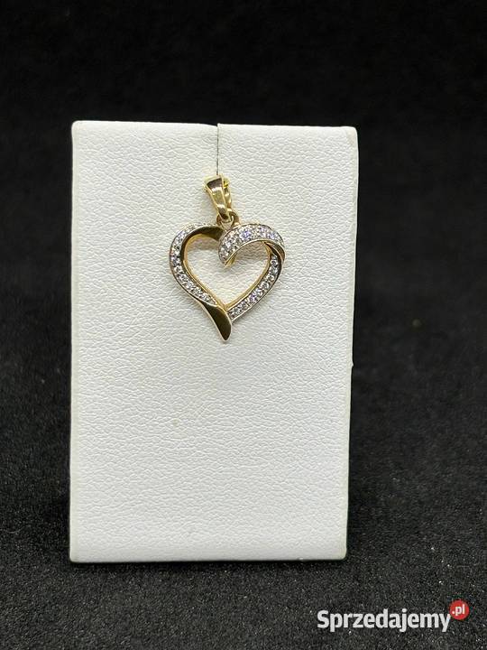 Złota zawieszka pr 585 131g z Diamentami warmińsko-mazurskie Elbląg