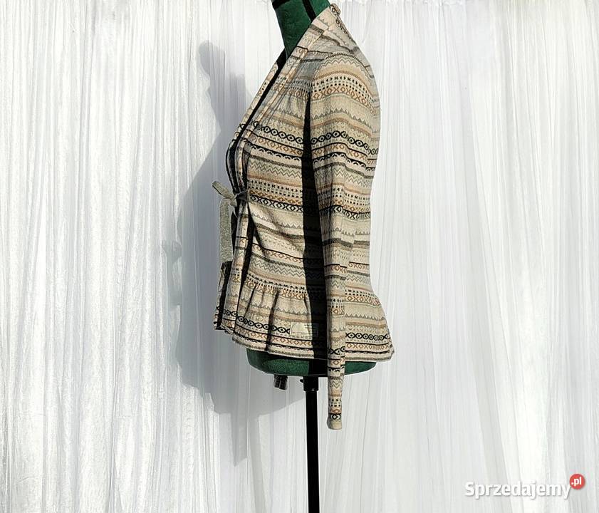 Sweter kardigan Odd Molly 1 S 36 wełna wool brązowy/beżowy zachodniopomorskie Szczecin sprzedam