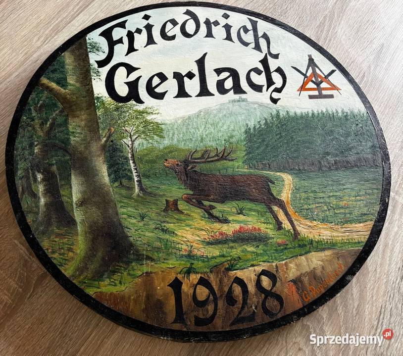 Obraz okrągły jeleń dekoracja ścienna Gerlach Pozostałe Siedlisko