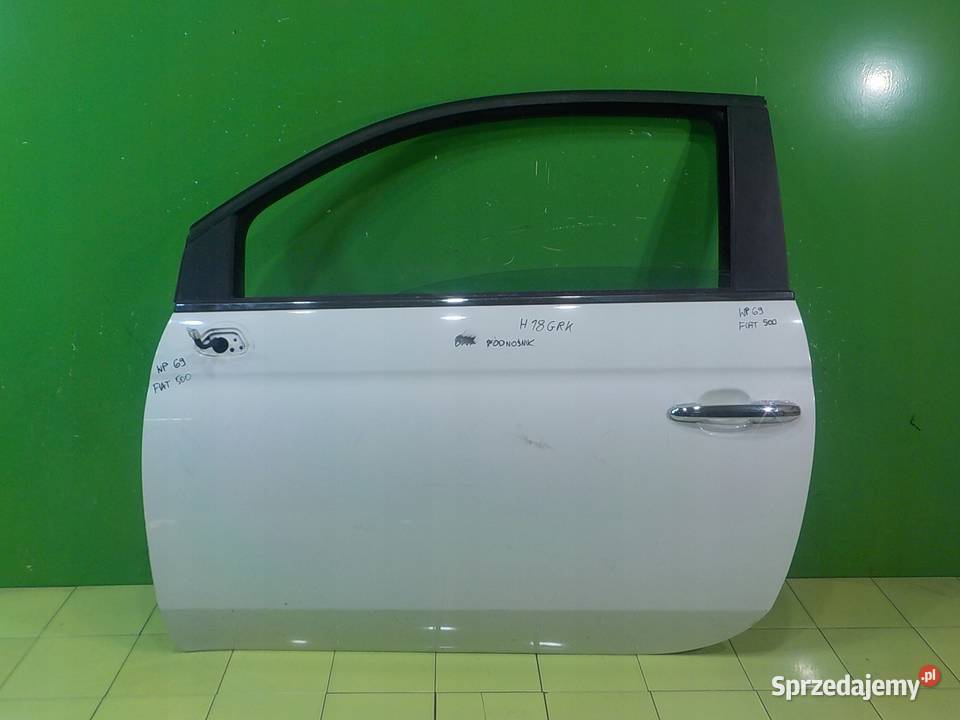 FIAT 500 13 MJET 08r 3D drzwi lewe przod sprzedam