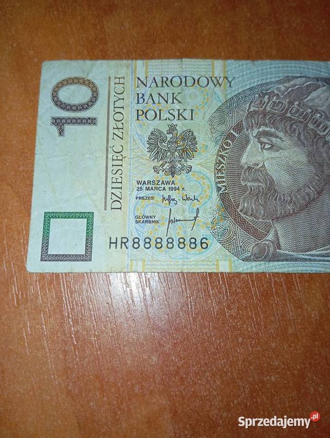 Banknot 10 94r kolekcjonerski świętokrzyskie Staszów