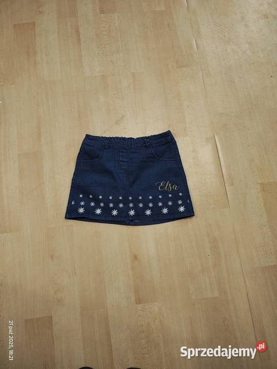 Spodnica spódniczka ala jeans Disney Elsa płatki Szczecin