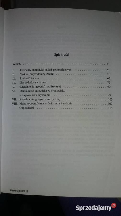 geografia matura unikaty antykwariaty Warszawa