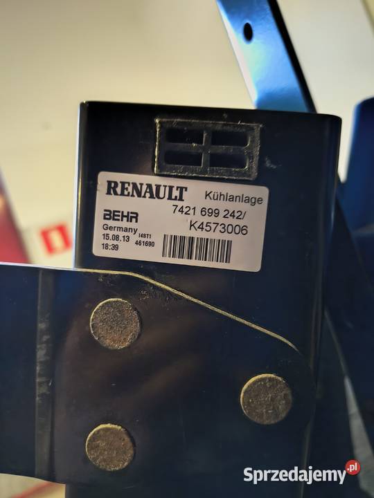 Chłodnica wody Renault DXI 450 małopolskie Szczucin