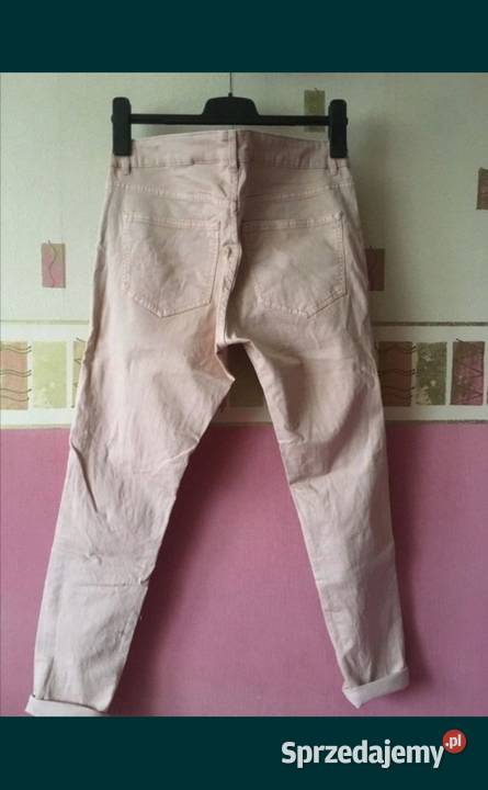 HM spodnie dżinsowe straight ripped destroyed wielkopolskie Leszno sprzedam