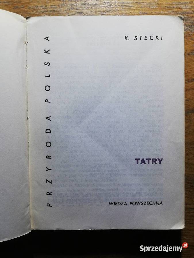 Tatry Konstanty Stecki Mapy i przewodniki małopolskie
