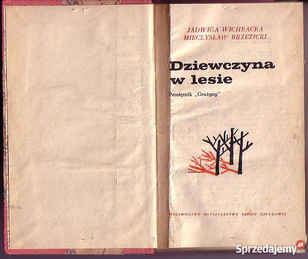 6284 DZIEWCZYNA W LESIE PAMIĘTNIK GRAŻYNY Czyrna