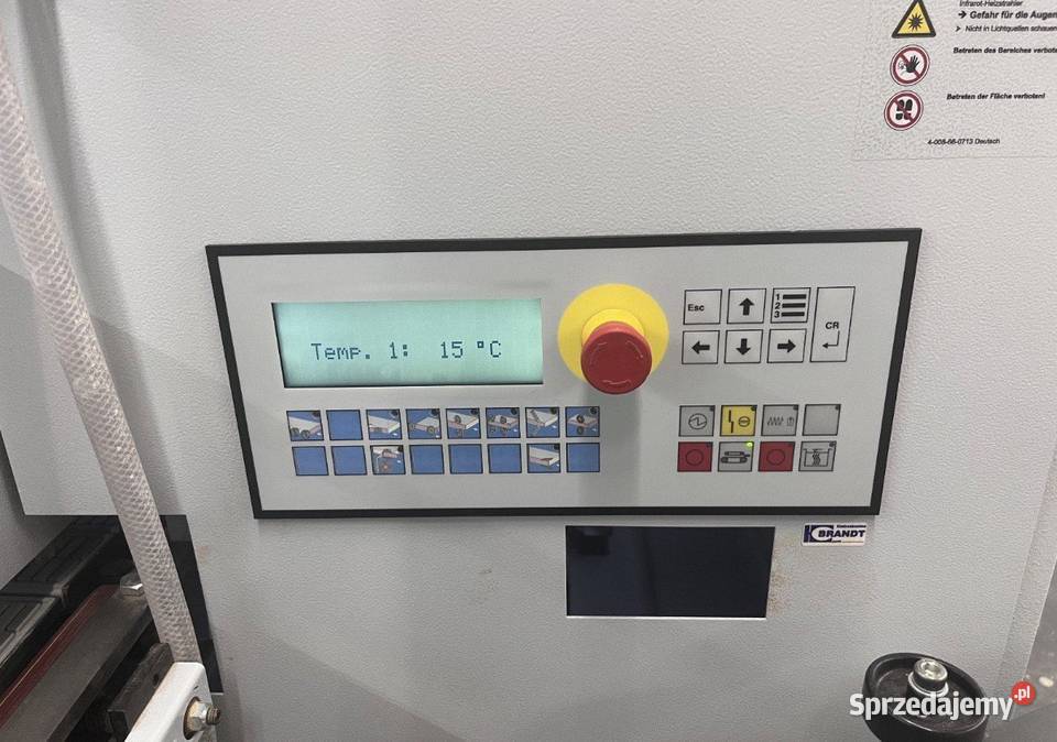 Okleiniarka Brandt Homag KDF 110 frezy wstępne Gorlice