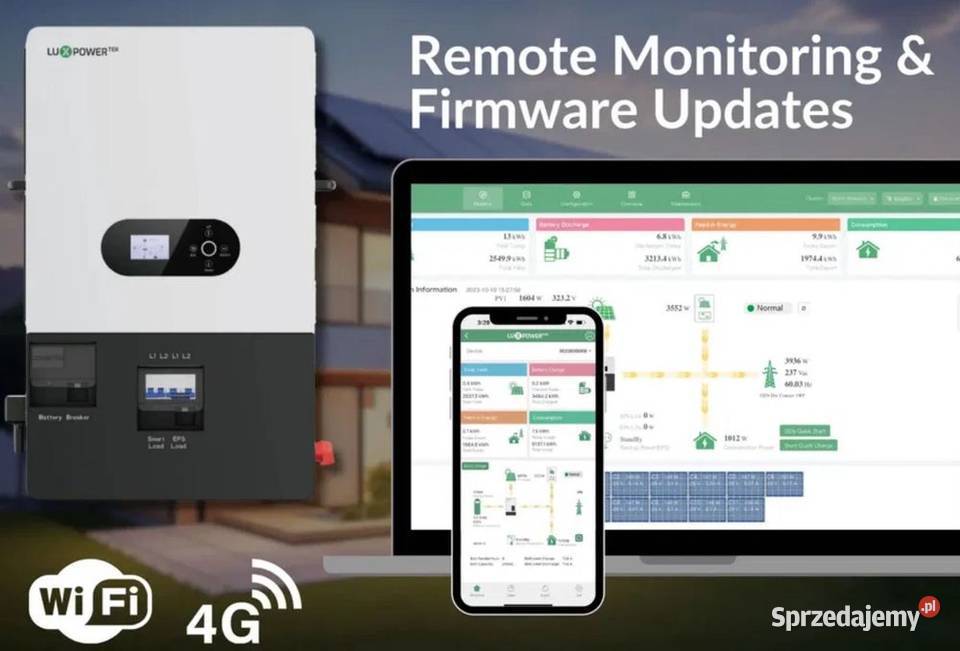 LUXPOWER inwerter offgrid 14kW SNA LV 48V 1faza małopolskie