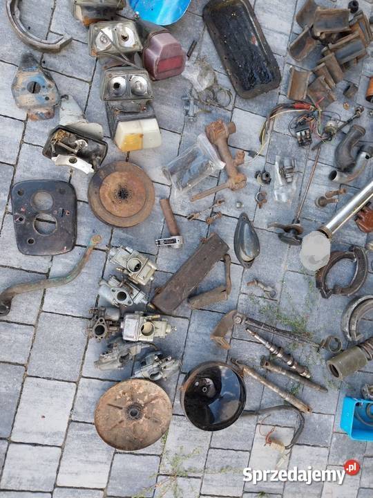 M72 Ural K750 zestaw części garażowe porządki Kończyce