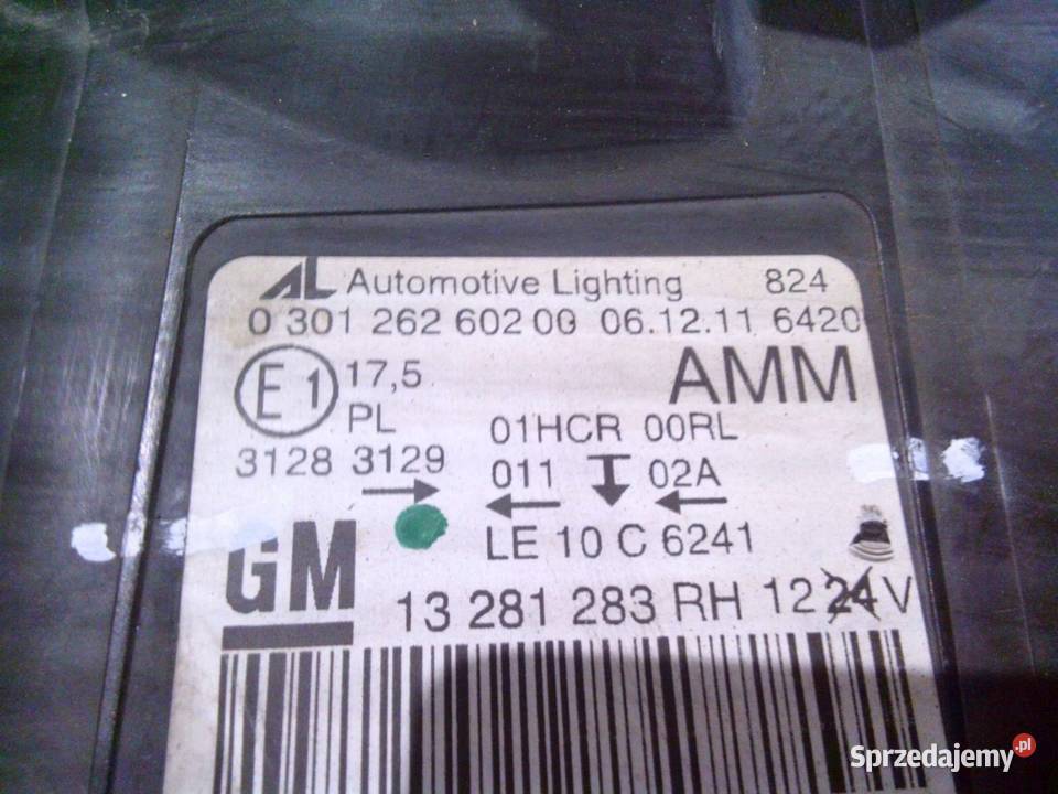 ASTRA J GTC 13r lampa prawa przód 13281283 Lampy przednie Kielce