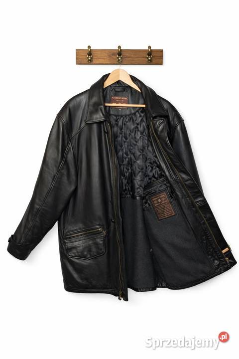 Skórzana kurtka Andrew Marc skóra licowa stan Wrocław