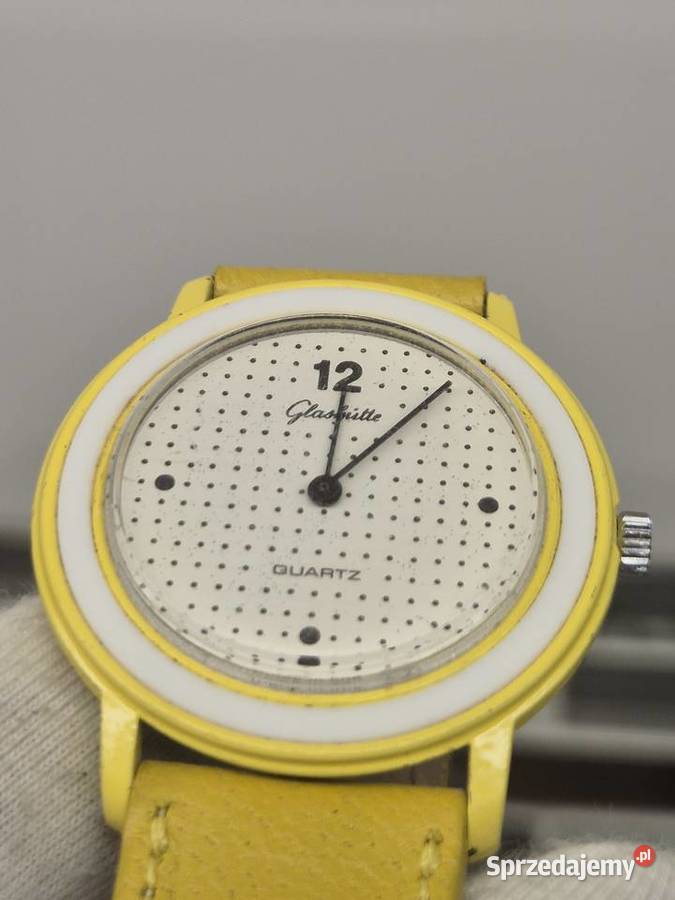 Piękny zegarek Glashutte Quartz Made in GDR Chorzów