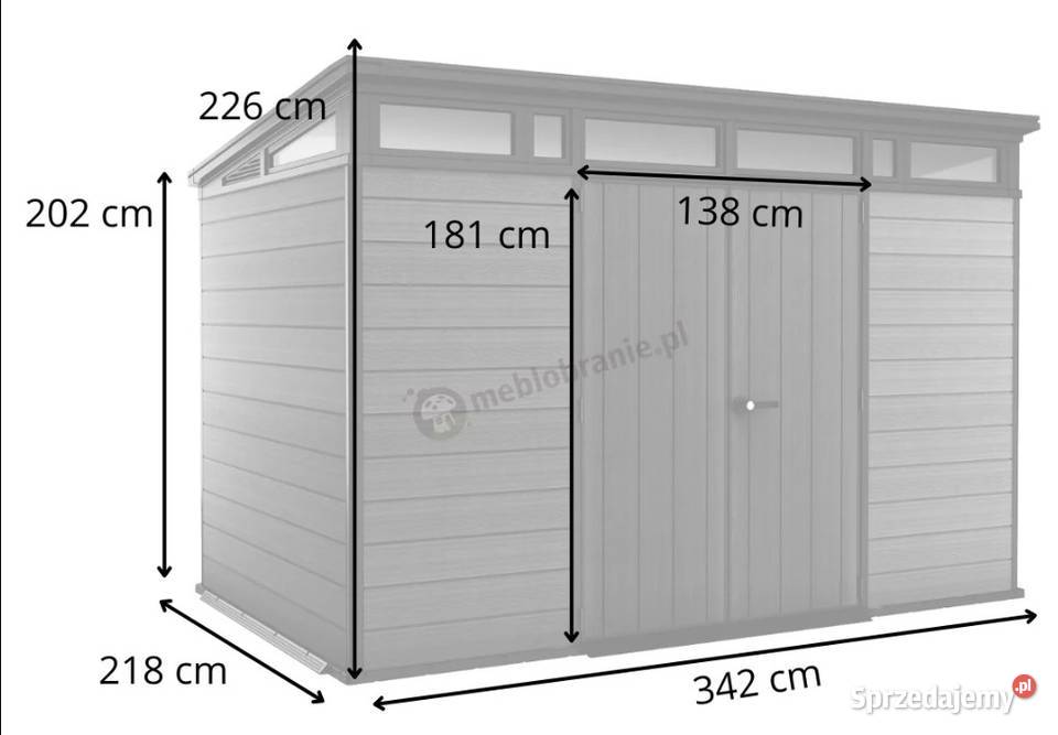 Domek na narzędzia do ogrodu Keter Cortina 20