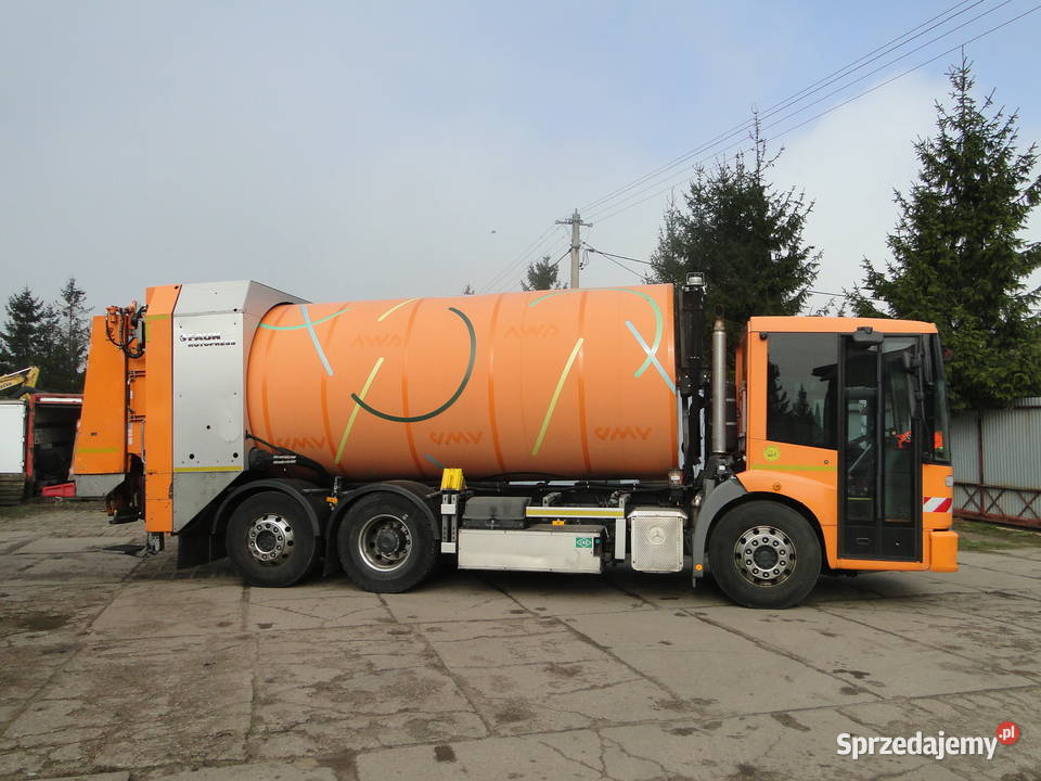 Śmieciarka MercedesBenz Econic 2630 CNG Euro 6 benzyna+CNG Stasi Las sprzedam