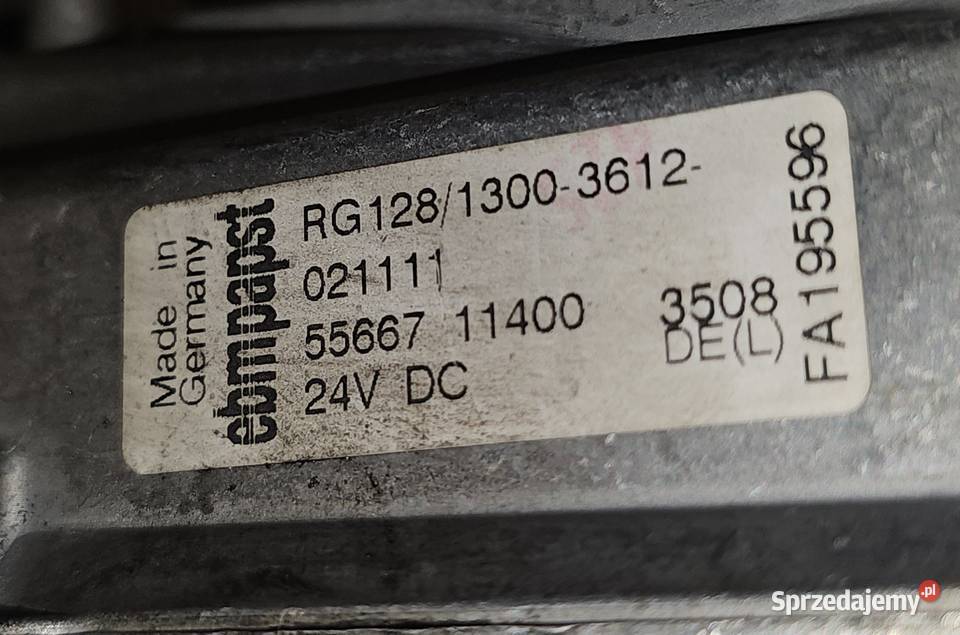 Wentylator dmuchawa RG1281300 Nowy Tomyśl