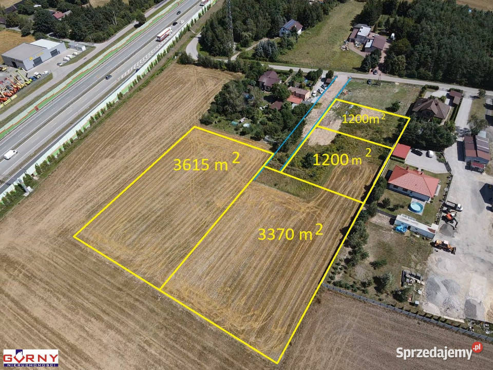 Grunt Piotrków Trybunalski 3370m2 sprzedam