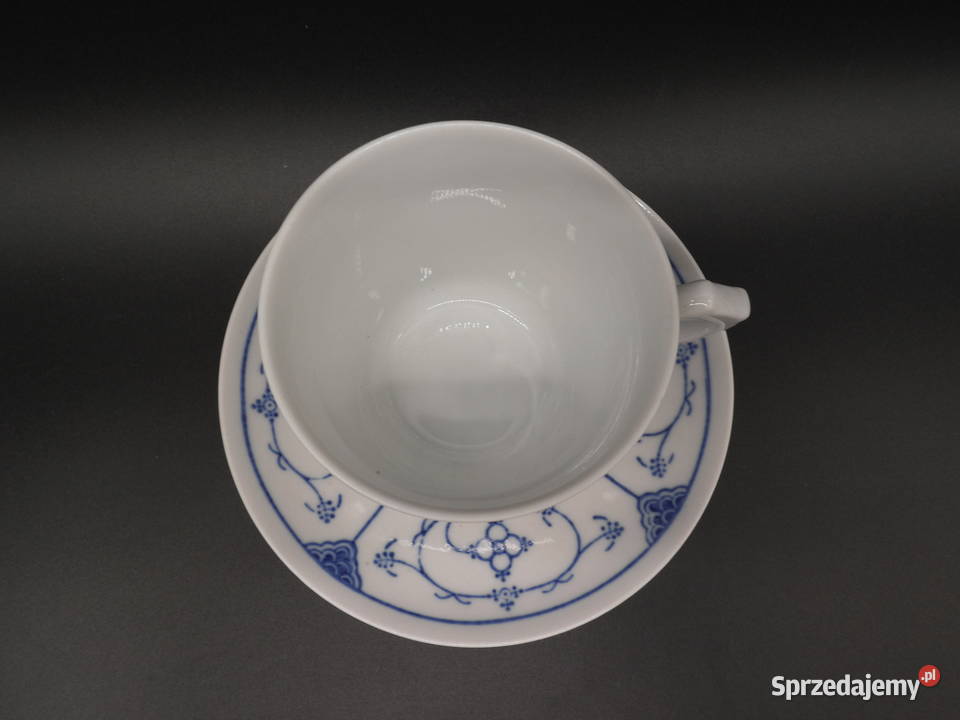 Filiżanka ze spodkiem Jger Wzór Słomkowy Raszków