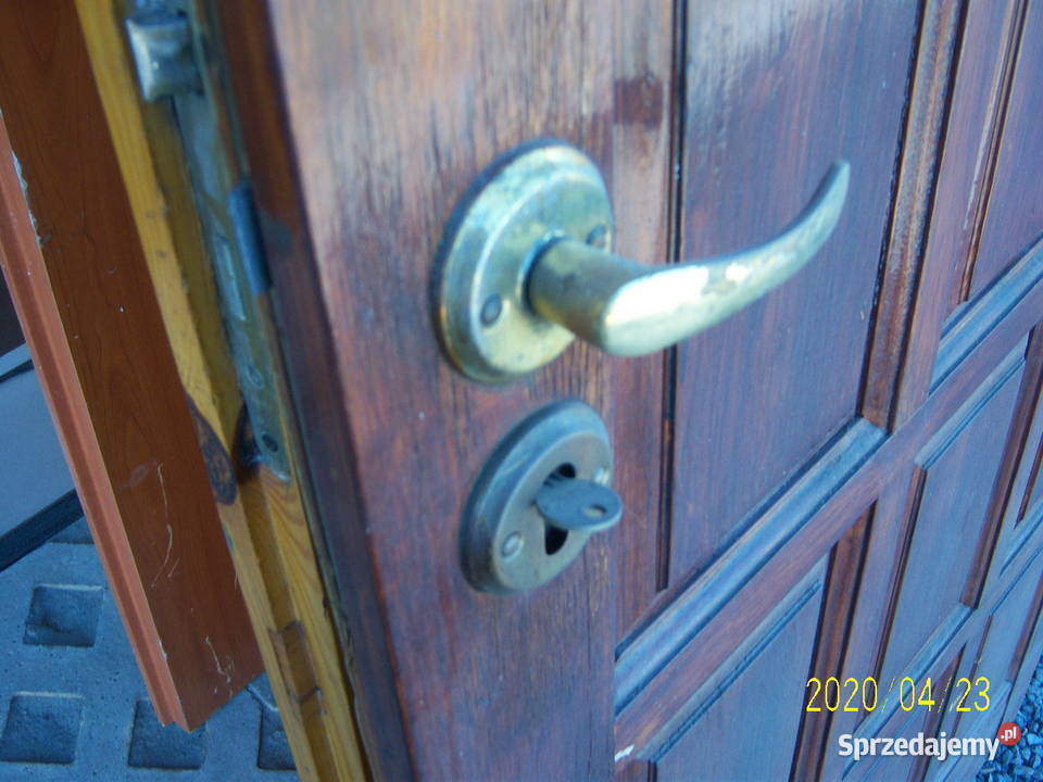 Drzwi zewnętrzne sosna prawe 90 świętokrzyskie Kielce