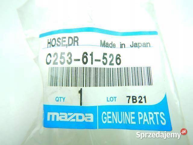 WĄŻ RURA WODY MAZDA 3 0409 5 0613 ORYGINAŁ NOWY