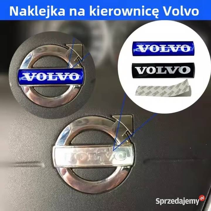 Emblemat naklejka na kierownicę Volvo NOWA Gliwice