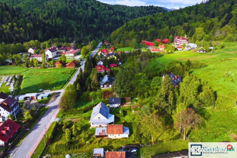 Dom bliźniak do sprzedania 90m2 Cisna mieszkalny