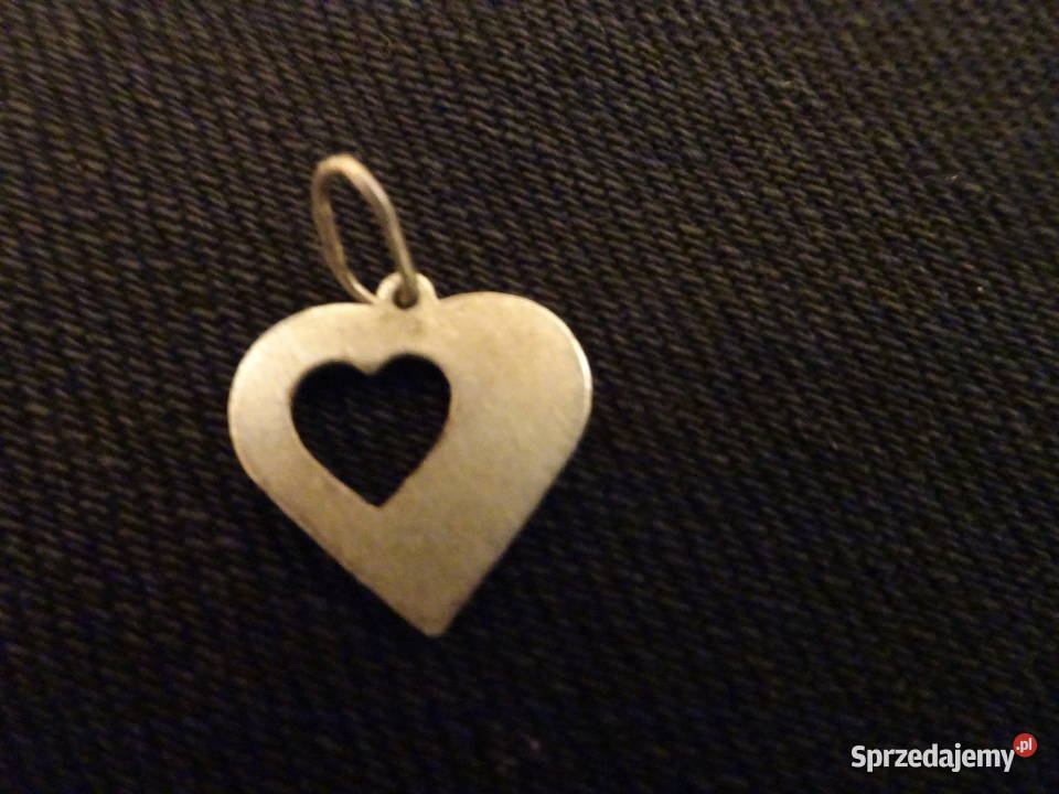 serduszko srebrna wisiorek Warszawa