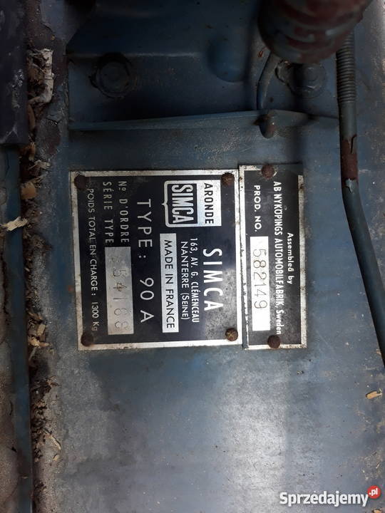 Simca Aronde 1300 małopolskie