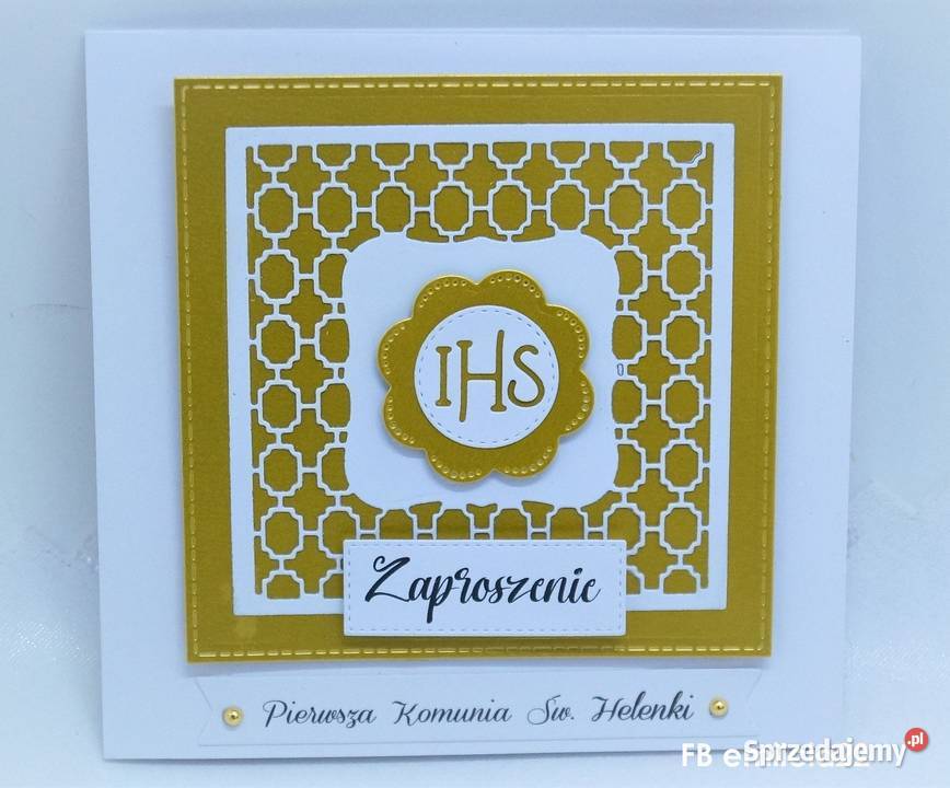 Zaproszenie z okazji I Komunii Św Zielona Góra