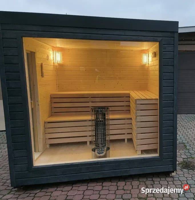 SAUNA 25x23m OGRODOWA NA ZEWNĄTRZ OLAYA1 Dom i Ogród Mikołajki sprzedam